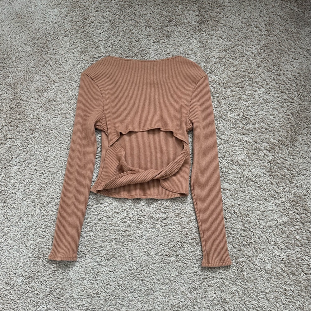 Lush open back top